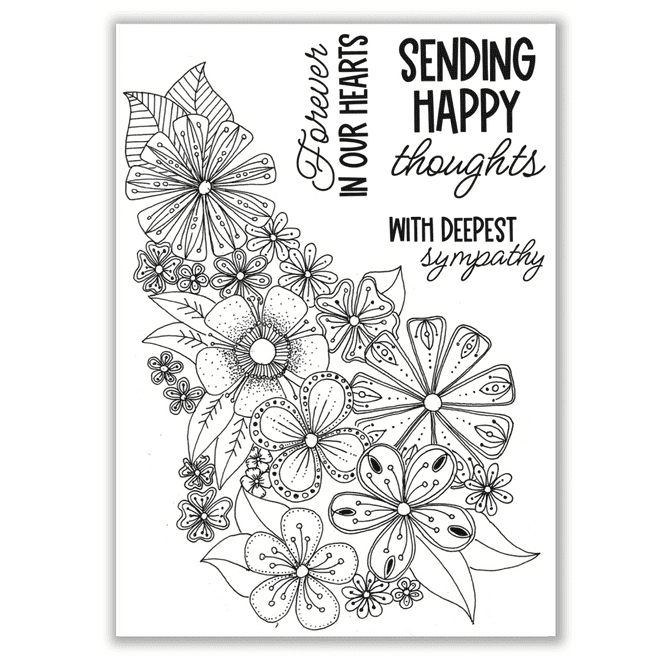 Blooming Bouquet A5 Stamp Set *Julie Hickey Designs*