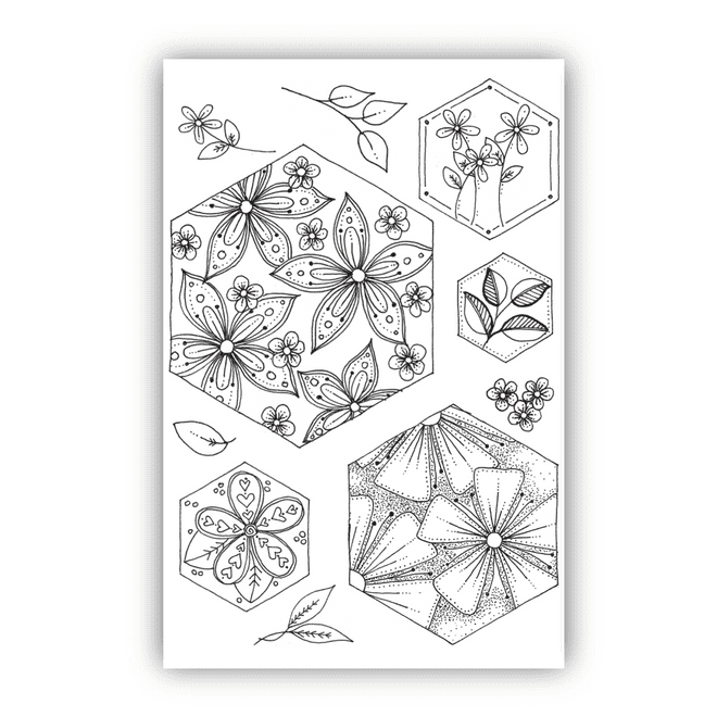 Blooming Delightful A6 Stamp Set *Julie Hickey Designs*