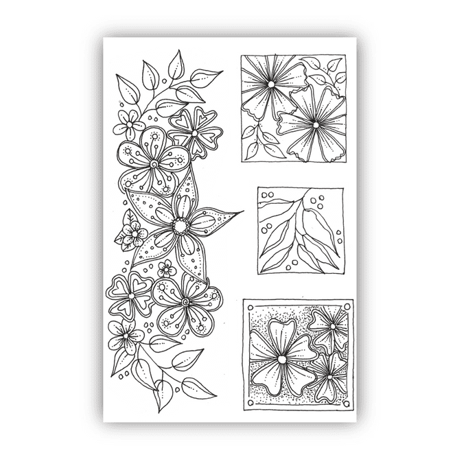 Blooming Gorgeous A6 Stamp Set *Julie Hickey Designs*