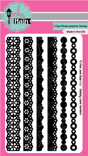 Bubbly Card Borders - Stamp Set