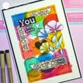 DS-PL-1082 Phillipa’s Fantasy Florals A6 Stamp Set