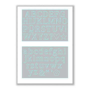 Hazel's Alphabet Medley Die Set DS-HE-1074