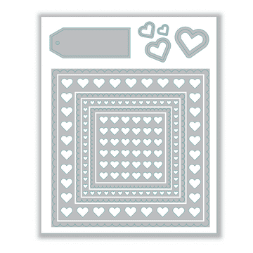 Hazel’s Heart Medley Die Set