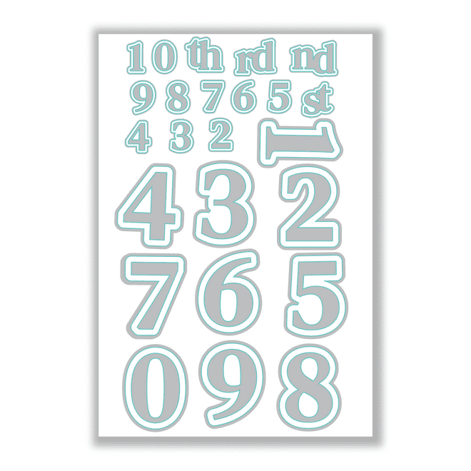 Hazel’s Number Medley Die Set DS-HE-1073