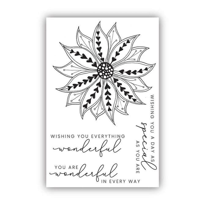 Heartfelt Sunflower A6