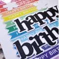 JH1088 Sentiment Banners A6 Stamp Set