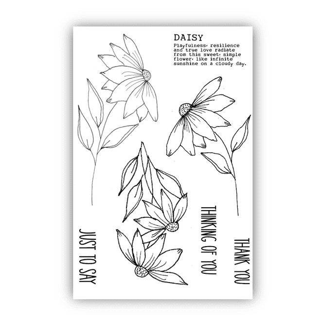 JH1091 Just Daisies A6 Stamp Set