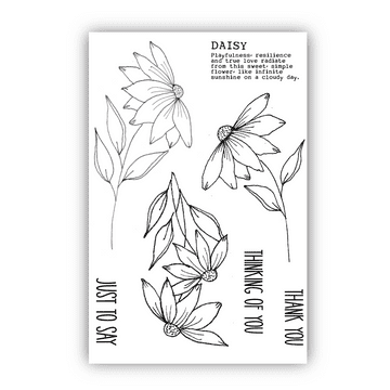 JH1091 Just Daisies A6 Stamp Set