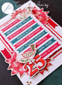 JH1093 Christmas Sentiment Banners A6 Stamp Set