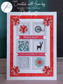JH1093 Christmas Sentiment Banners A6 Stamp Set