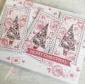 JH1093 Christmas Sentiment Banners A6 Stamp Set
