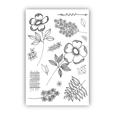 JH1095 Nature’s Garden #1 A6 Stamp Set