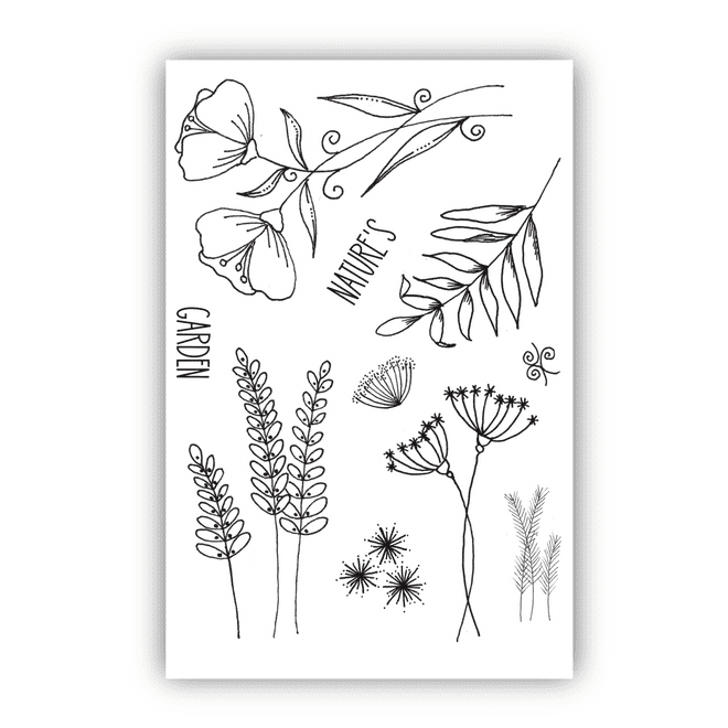 JH1096 Nature’s Garden #2 A6 Stamp Set