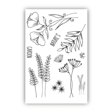 JH1096 Nature’s Garden #2 A6 Stamp Set