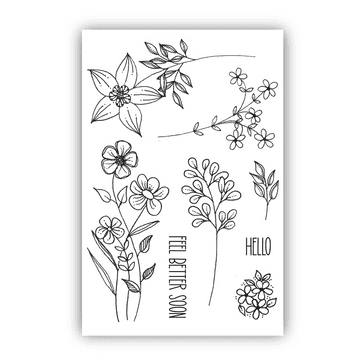 JH1097 Nature’s Garden #3 A6 Stamp Set