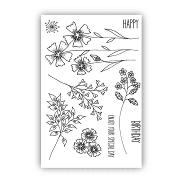 JH1098 Nature’s Garden #4 A6 Stamp Set