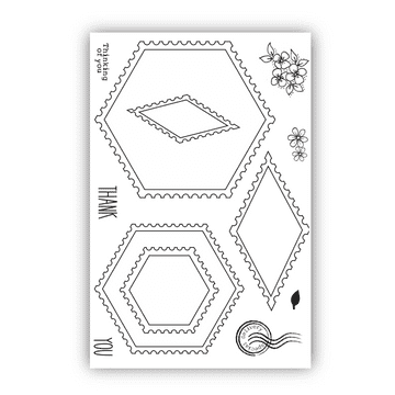 JH1100 Postage& More! #2 A6 Stamp Set