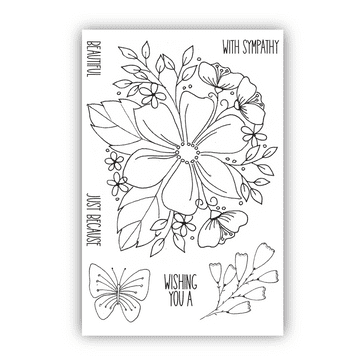 JH1102 Nature’s Garden #5 A6 Stamp Set