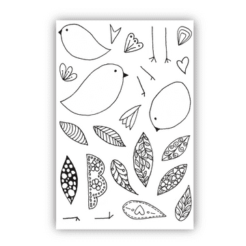 JH1103 Birds Galore! Stamp Set