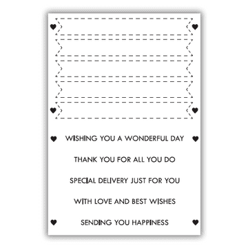 Stitched Banner Sentiments A6