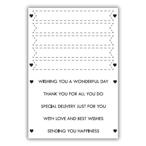 Stitched Banner Sentiments A6
