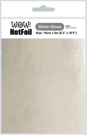 W217-RP100 Silver Gloss HOT Foil