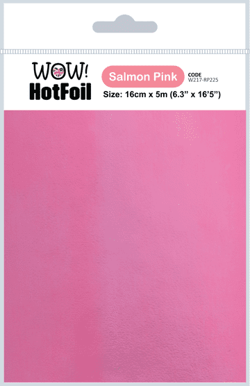 W217-RP225 Salmon Pink HOT Foil