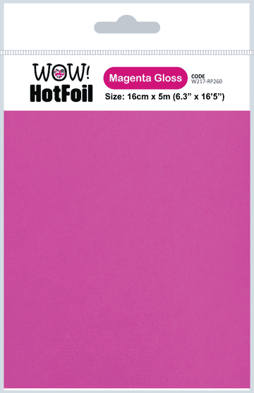 W217-RP260 Magenta Gloss HOT Foil
