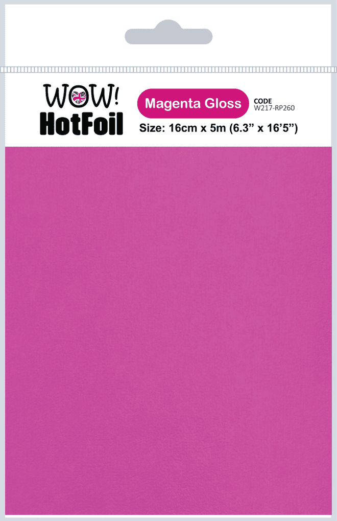 W217-RP260 Magenta Gloss HOT Foil