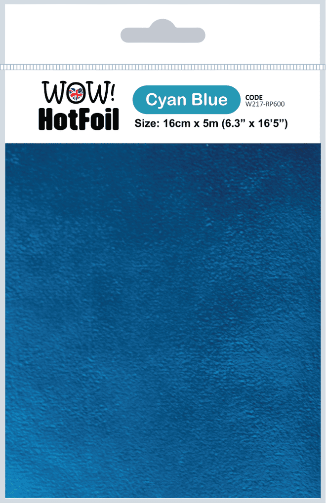 W217-RP600 Cyan Blue HOT Foil