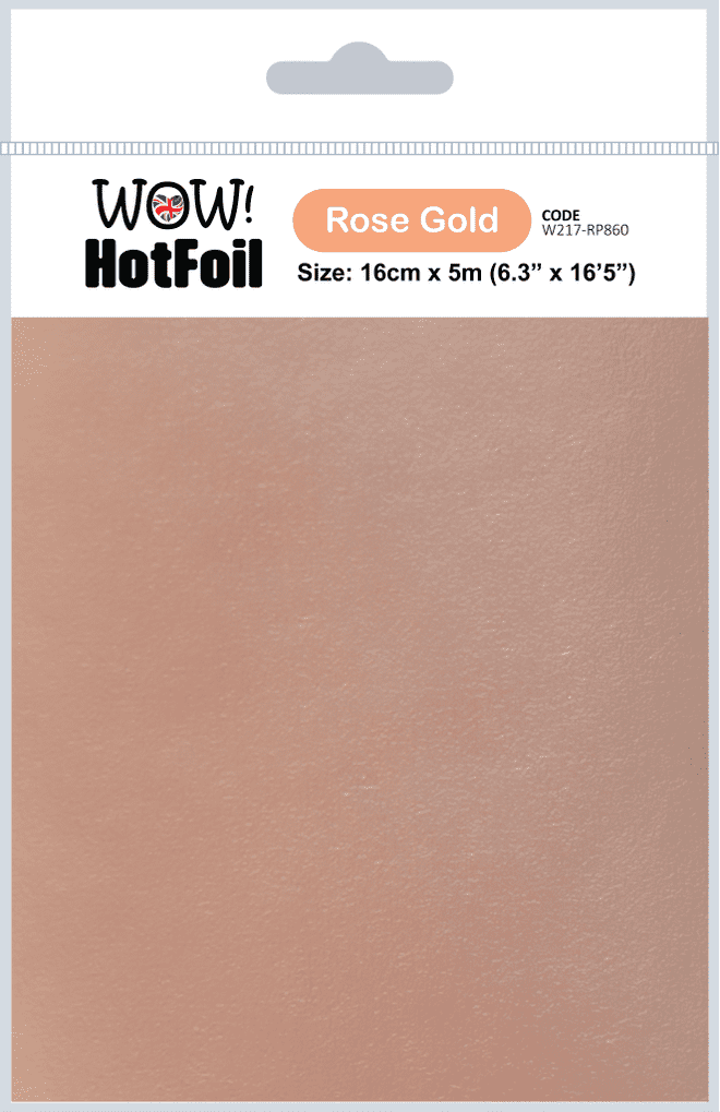 W217-RP860 Rose Gold HOT Foil