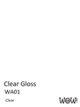 WA01 Clear Gloss Regular (Large Jar)