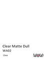 WA02 Clear Matt Dull (Large Jar)