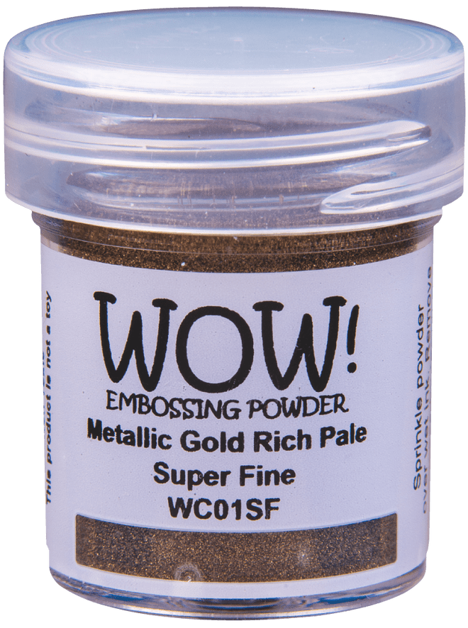 WC01SF Metallic Gold Rich Pale Super Fine