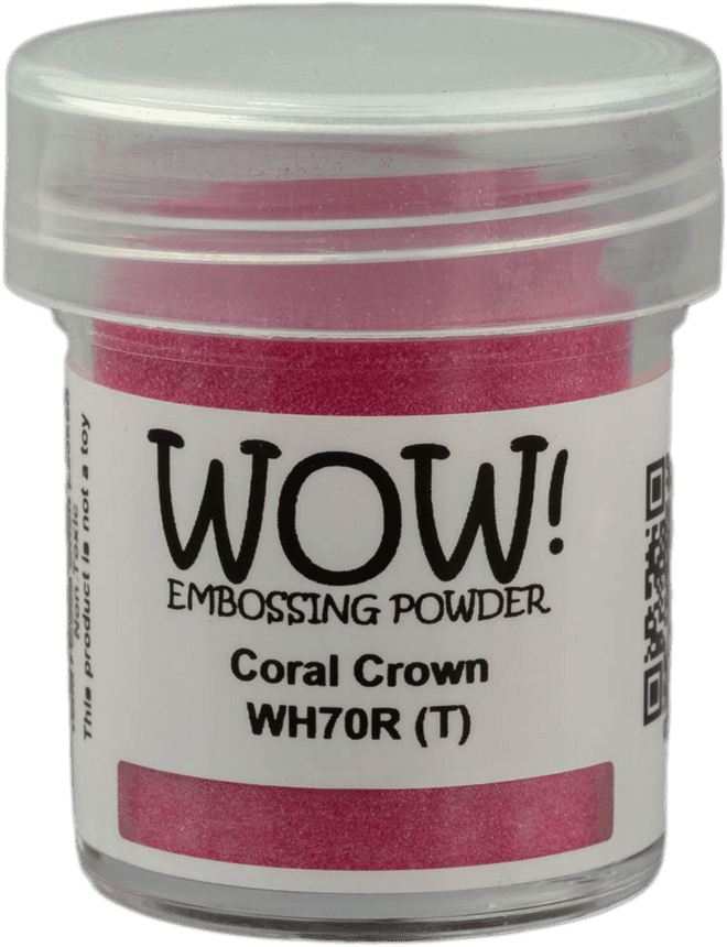 WH70R – Coral Crown Embossing Powder