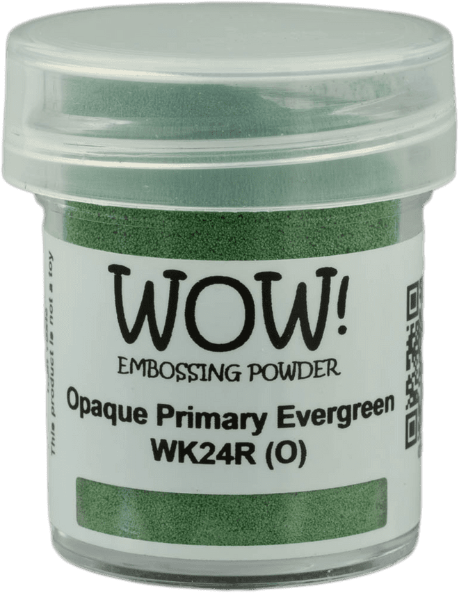 WK24R – Opaque Primary Evergreen Embossing Powder