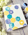 WL140X Speckled Sky  Embossing Powder