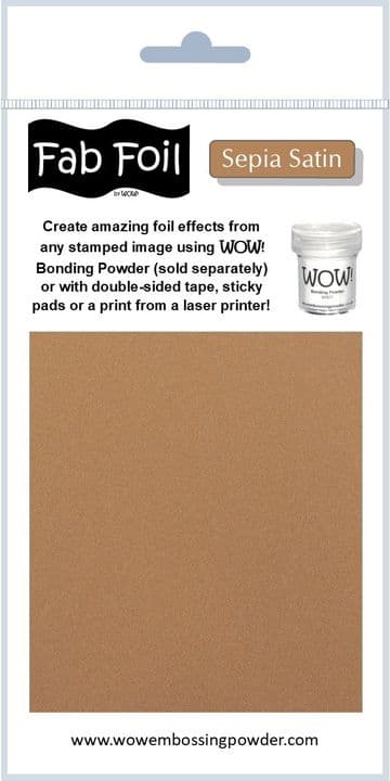 WOW! Fab Foil - Satin Sepia