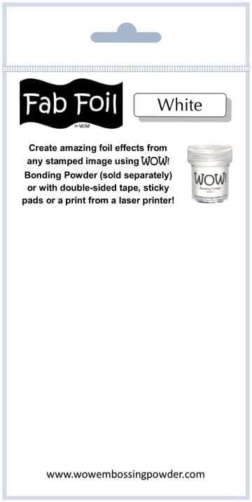WOW! Fab Foil - Snowy White