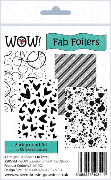 WOW! Fab Foilers - Background Art (by Marion Emberson)