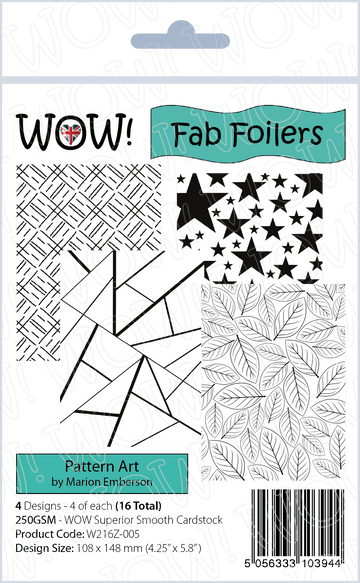 WOW! Fab Foilers - Pattern Art (by Marion Emberson)