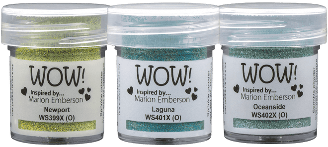 WOW Embossing Powder Trio Dappled Pearl Effects WOW Embossing Powder Trio Dappled Pearl Effects