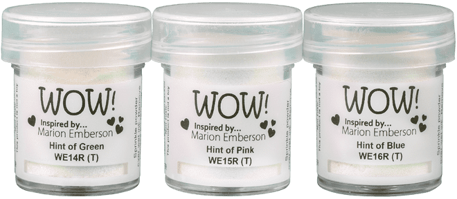 WOW Embossing Powder Trio Pastel Pearls WOW Embossing Powder Trio Pastel Pearls