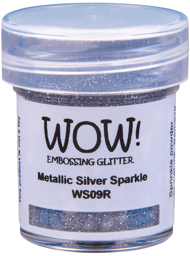 WS09 Metallic Silver Sparkle