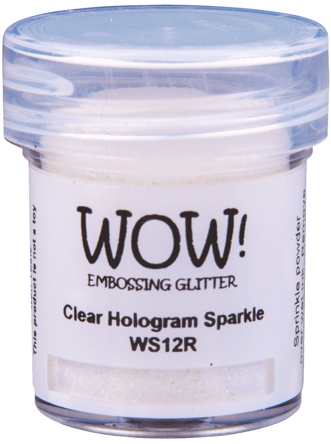 WS12 Clear Hologram Sparkle