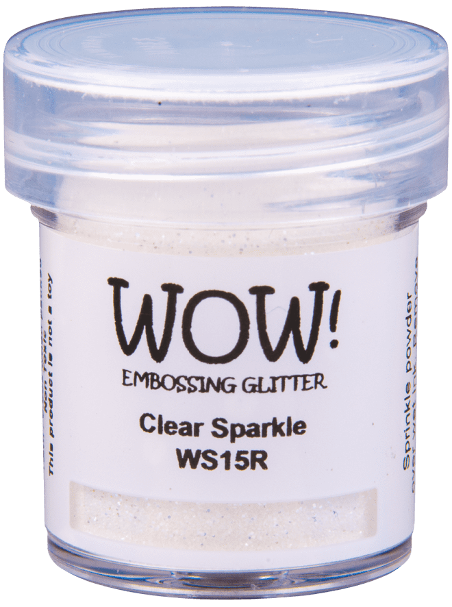 Wow! Embossing Powder - Clear Sparkle Wow! Embossing Powder - Clear Sparkle