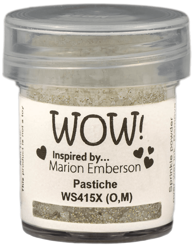 WS415X Pastiche Embossing Sparkles...inspired by Marion Emberson