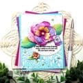 WS435R Bluebell Mist Embossing Powder