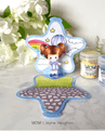 WS435R Bluebell Mist Embossing Powder