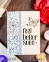WS435R Bluebell Mist Embossing Powder